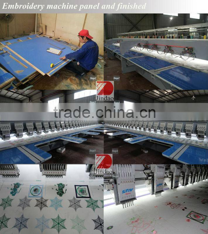 High speed computer sequin embroidery machine of 24 heads