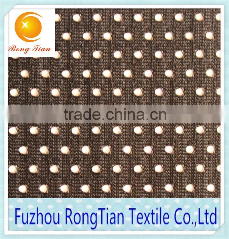 Warp polyester hole mesh football jersery fabric