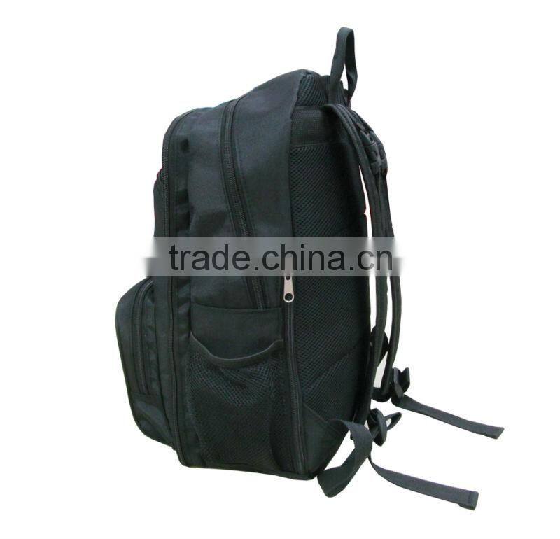 Fashion sport multifunctional backpack canvas black backpack