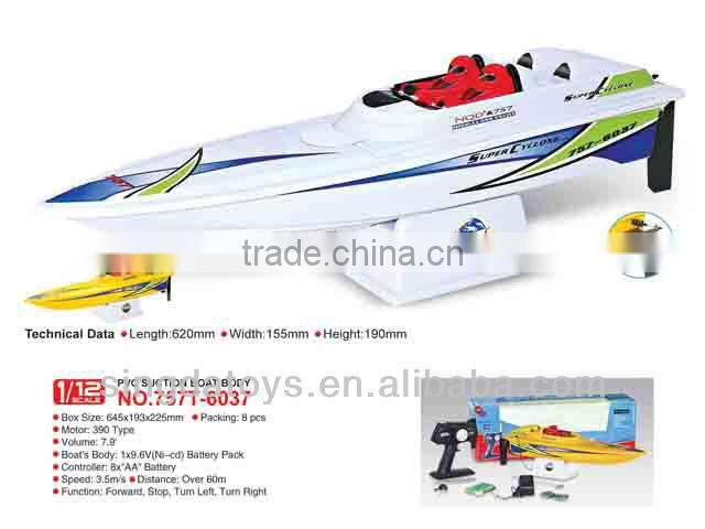 757-6019 NEW 1:25 Electric High Speed Racing RC Boat
