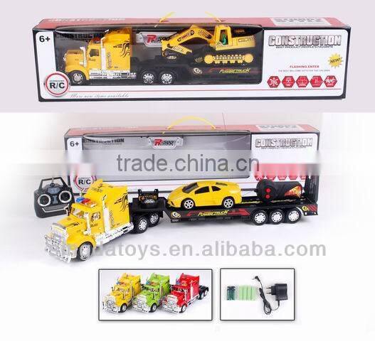 New arrive ! 4 Channel with light and recharge battery rc container truck