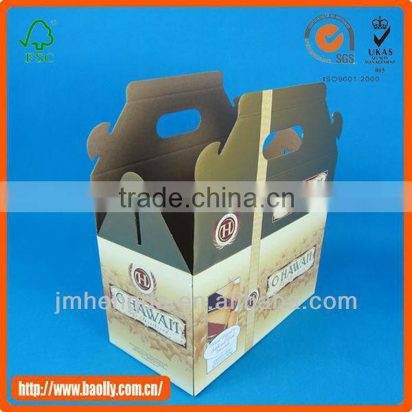 Fashion new design top quality custom easy set-up paper package box