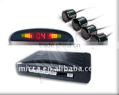 Wireless Car Parking Sensor, Sensores de Estacionamento Monitor LED and 4 Rear Sensors(PS363)