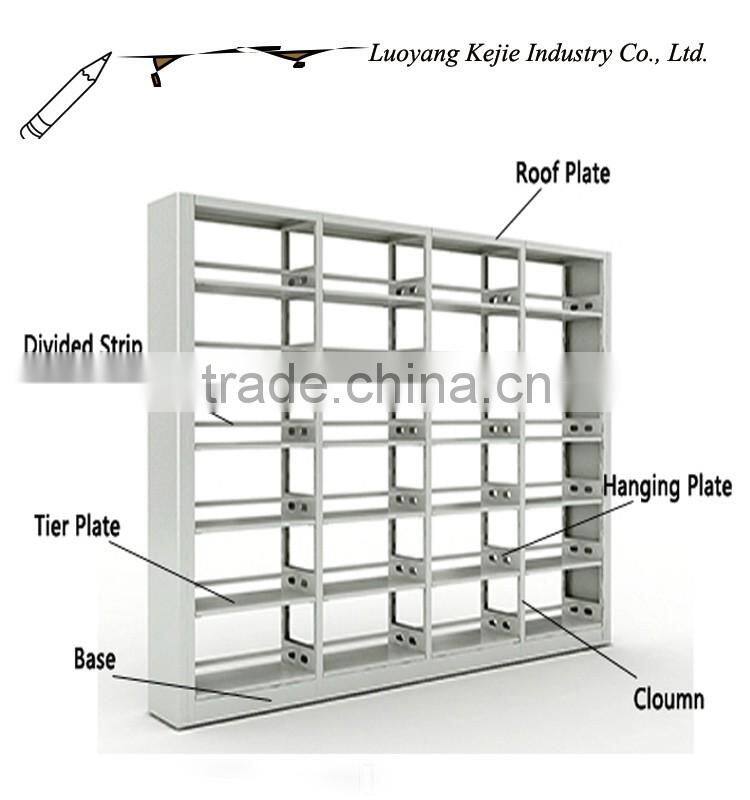 Iron book shelf magazine metal rack