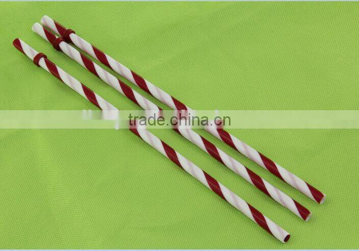 colorful Drinking Straws for suppliers/ double color streaked drinking straw