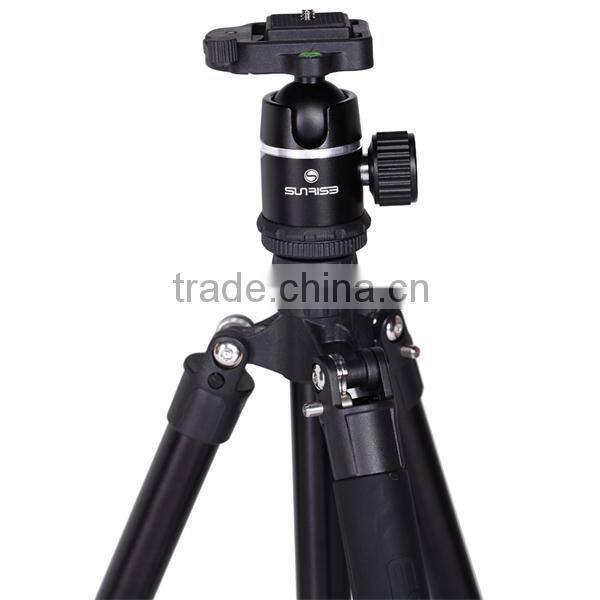 High quality Luminous ring Tripod Aluminum Tripod Camera Tripod Black