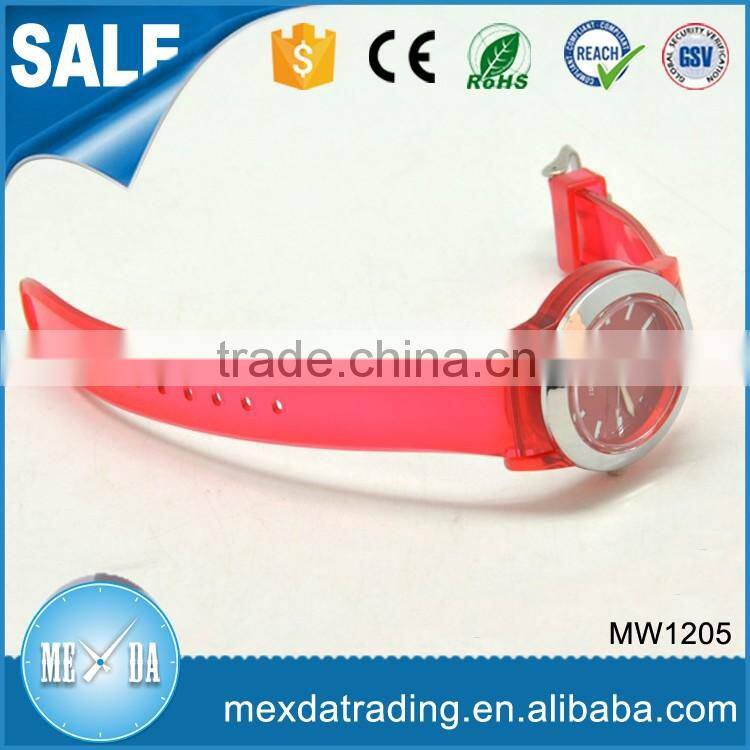 High quality sports silicone strap japan movement classic brand watch