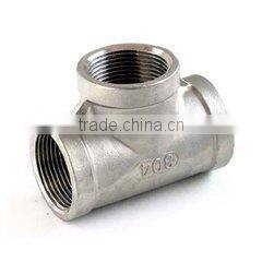 3000# steel pipe fittting threaded tee