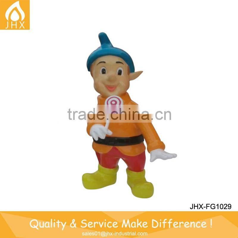 Playground Cute Boy Decoration Fiberglass Sculpture For Sale