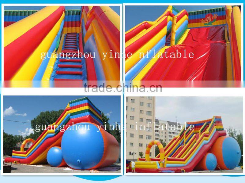 hot sale giant inflatable colourful slide game for kids