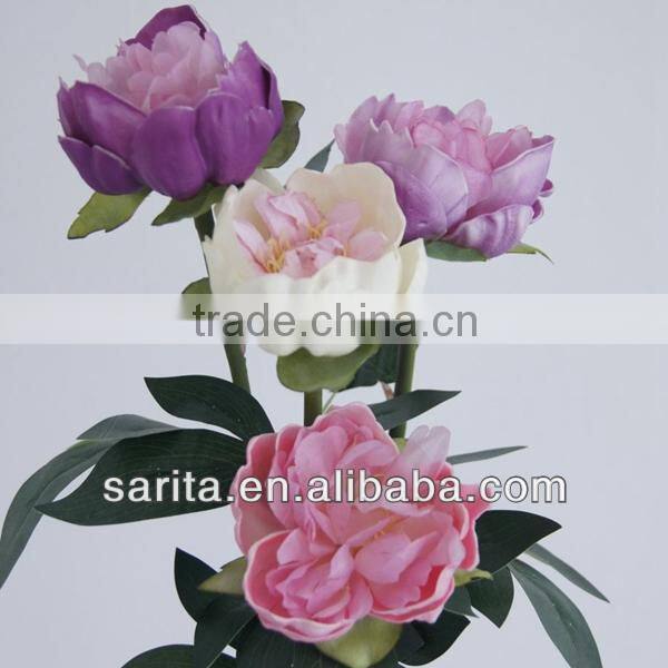 beautiful and quality artificial real touch peony