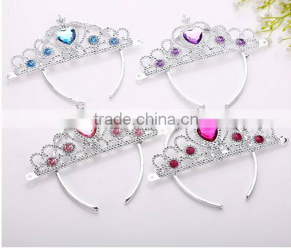 Ice and snow country children's crown The little girl tire Hair head hoop wholesale