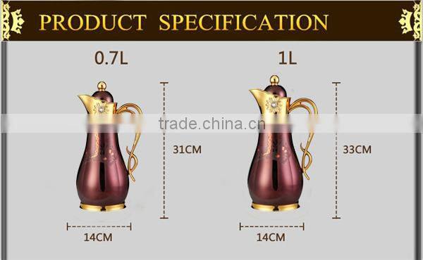 0.7 L / 1 L tea pot/milk jug/double wall thermos TP015