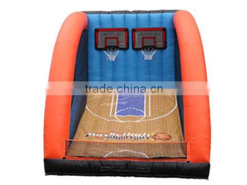 hot inflatable basketball hoop game,shootout basketball equipment