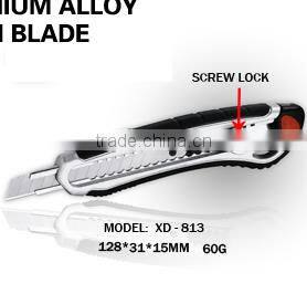 tool cutter 18mm Snap Off Blade Aluminium Alloy screw lock Utility Cutter Knife