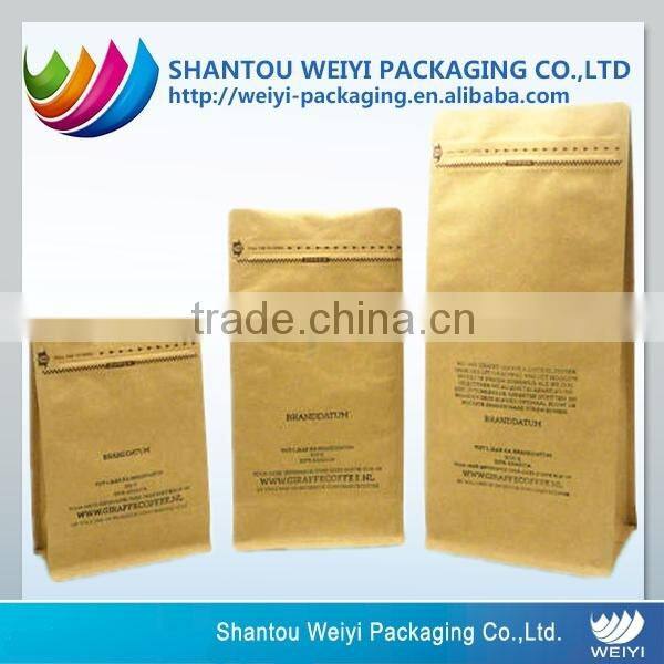 Kraft Paper Bag Recyclable Paper Packing Bag Brown Paper Pouch Food Storage Pack Bag