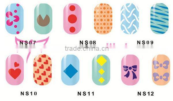 2015 new design nail stencil vinyl sticker factory price