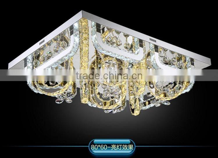 High Power First-degree K9 Crystal Ceiling Lamp 240V Luxury Crystal Chandelier