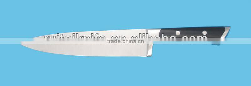 fish fillet knife with wooden block