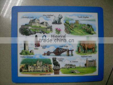 Rubber kids table mats/ plastic carton desk mat/ kid plastic play mat