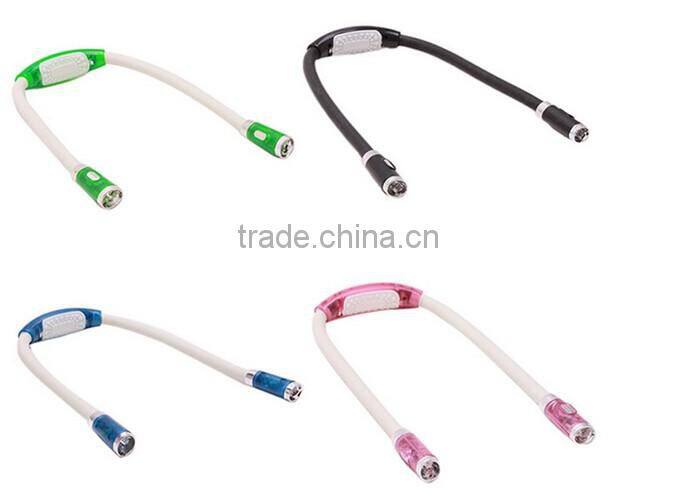 Flexible Hands Free Book Light Led Neck Hug Light