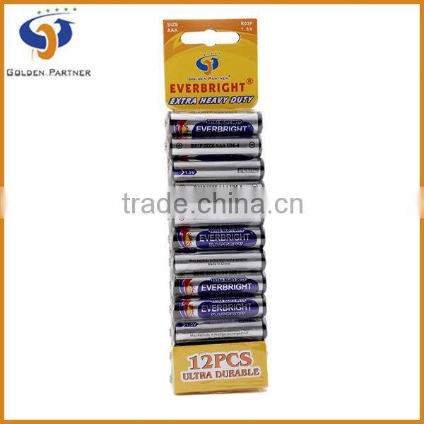 Powerful R03P AAA Batteries Wholesale For Remote Control