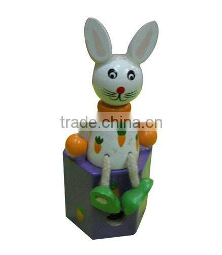 Wholesale Wood Hand made Zebra Puppet Toy Made in China