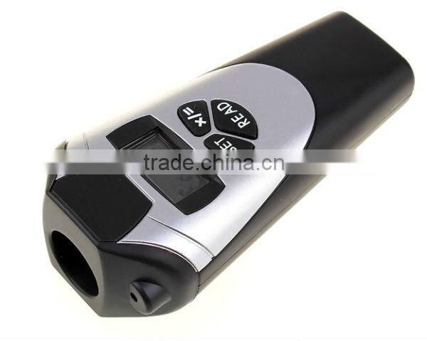 Water Resistant Digital Ultrasonic Distance Meter with Laser Pointer for Measuring Distance
