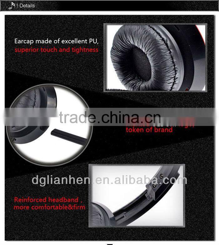 ULDUM wholesale earphone &headphone high quality computer audio headset for laptop,ipad,mobile phone