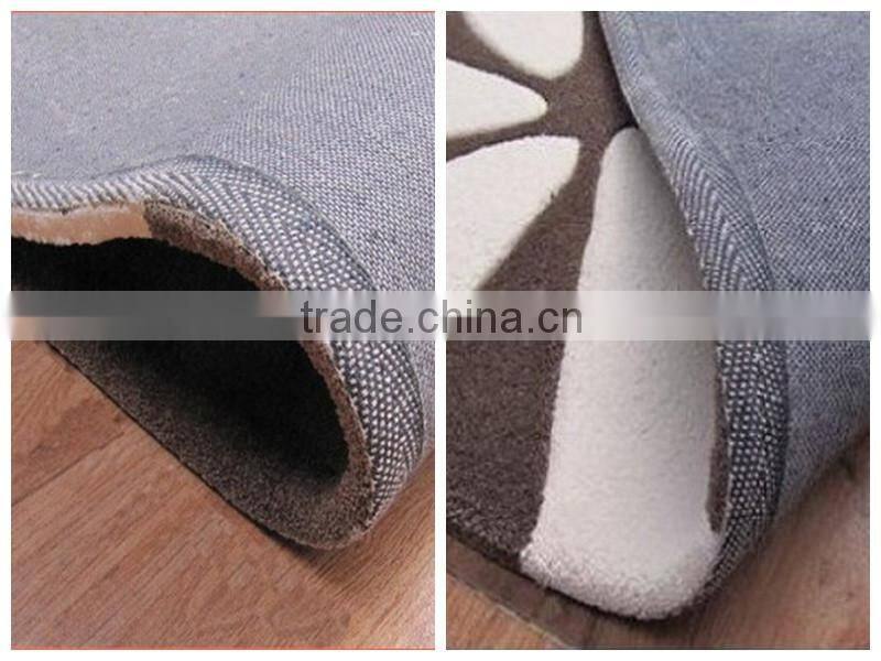 Grey and black stripes modern touch to any room hand tufted acrylic rug for living room