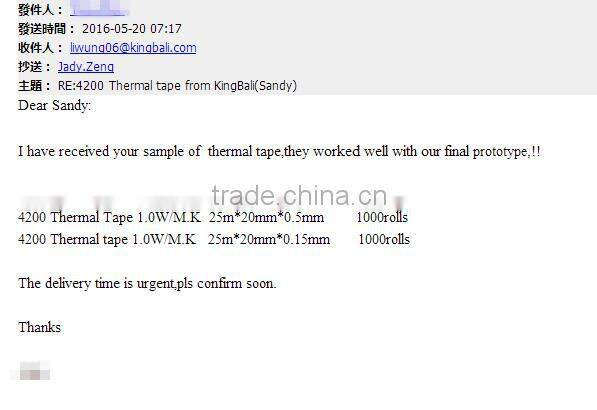 Customized High tack Thermal Tape for Digital