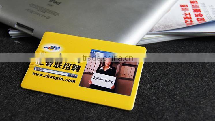 hot sale bulk custom logo credit card usb flash drive