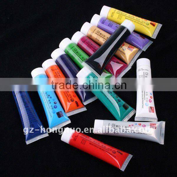 14 Colors 3D Nail Art Gel Paint Tube For Manicure Set