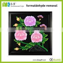 Most Popular hand carved wood frame ,photo frame 3d Pictures Of Beautiful Flowers Wall Painting modern art paintings decoration