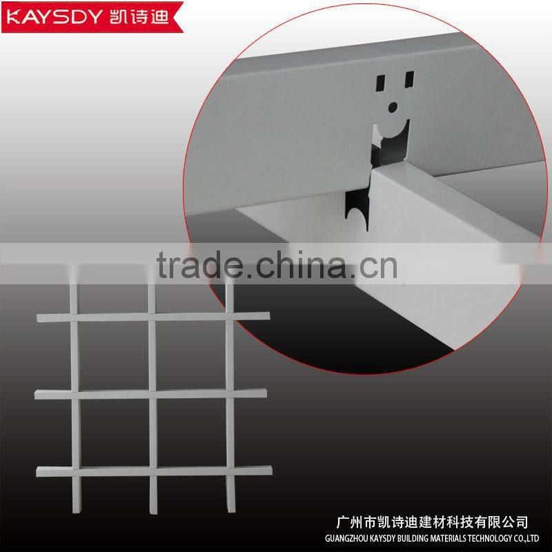China wholesale open metal grid aluminum suspended ceiling with accessories