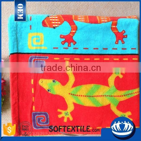 China wholesale cute custom beach towel blanket