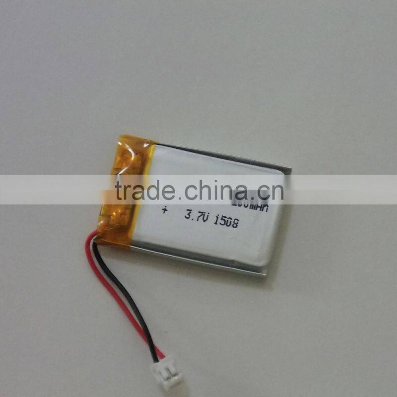 Wholesale High Rate 3.7v 402030 200mAh 15C Lipo Battery RC Helicopter Polymer Battery 3.7v 220mah li-polymer battery