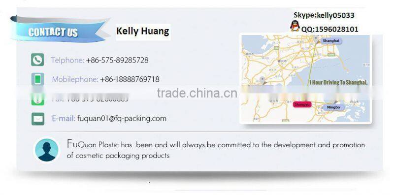 cosmetic creen printing surface handling airless white plastic bottle