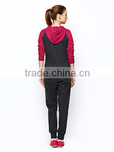 Good Quality Women Jogger Suit Sports Suit Cotton Tracksuit Custom