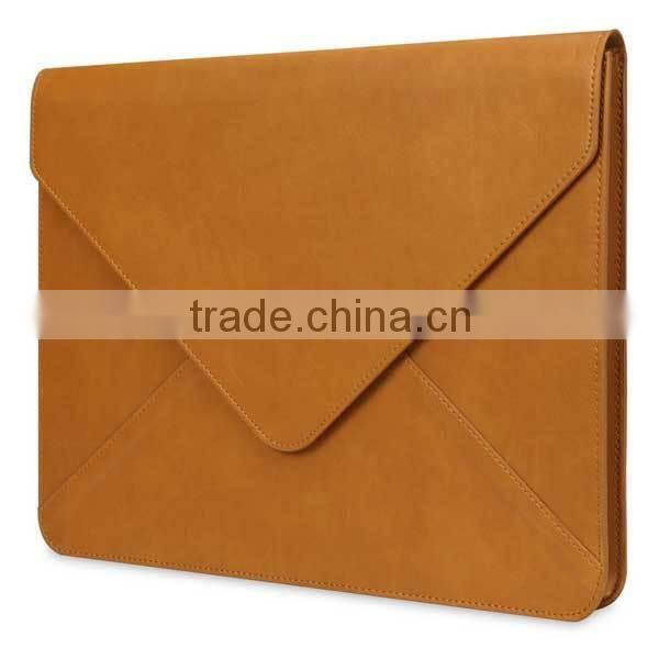 Envelope PU Leather Sleeve Case Bag For Macbook 13" laptop With Retina,For Apple Macbook Case,For Macbook 13" Case
