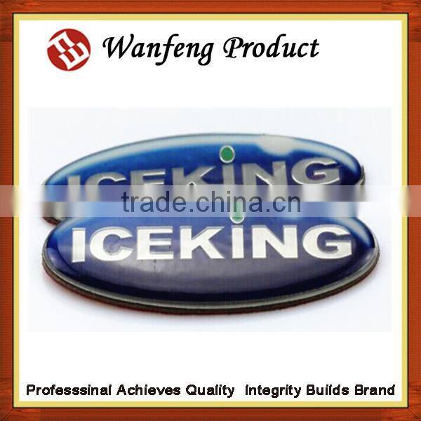 PVC epoxy stickers with glue