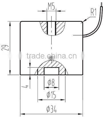 12VDC 24VDC Electronic Solenoid (TAU-3429P)