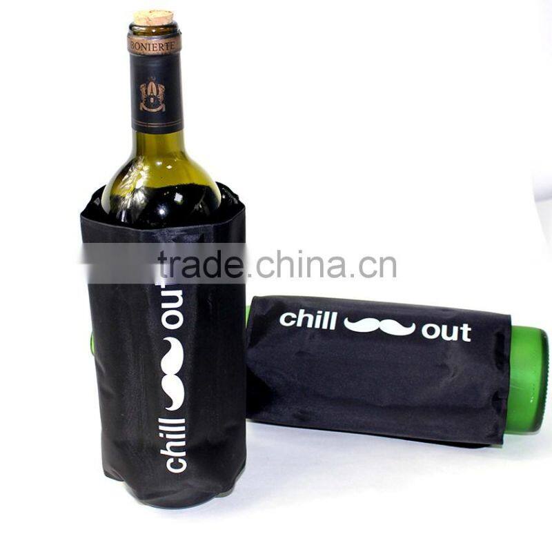 Wine Tote Bag PVC Plastic Bottle Cooler Tote Bag PVC Tote bag for Wine