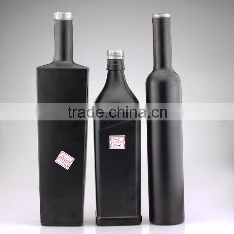 Excellent quality cheap fancy champagne bottles electroplate bottles 750ml golden bottles