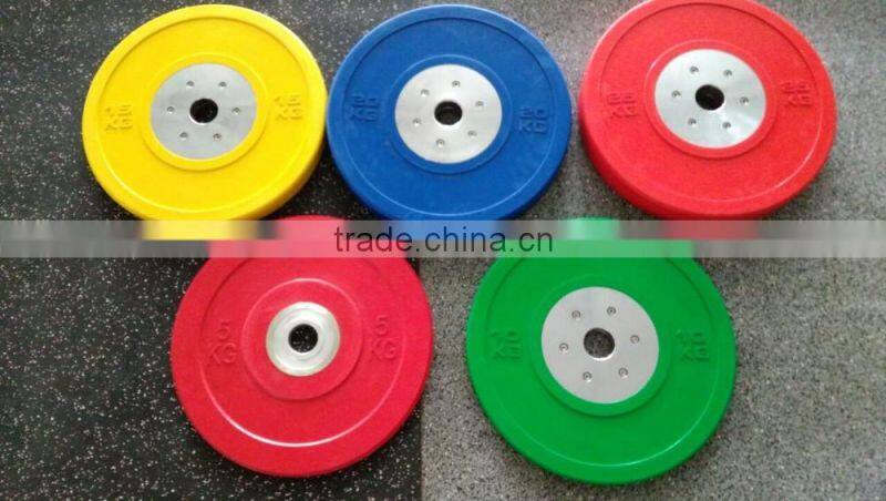 Crossfit 15kg yellow competition bumper plates