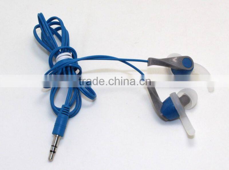 Earhook earphone/earbuds in ear cheap wired earphones popular Shenzhen factory