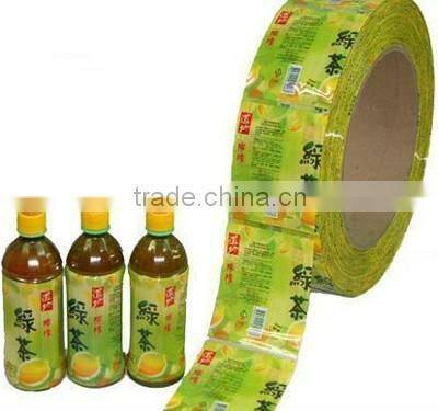 Printed shrink sleeve label for bottles