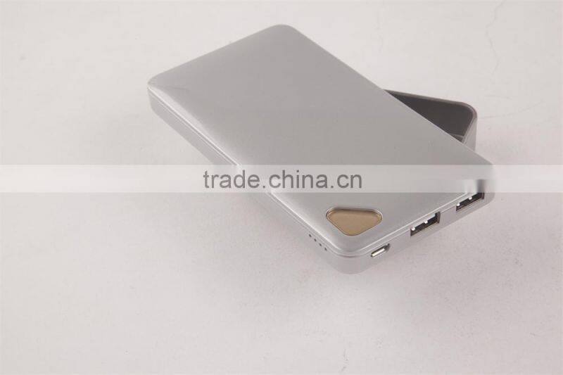 power bank 10000 mah, external battery, mobile power supply with 4 Led power indicator
