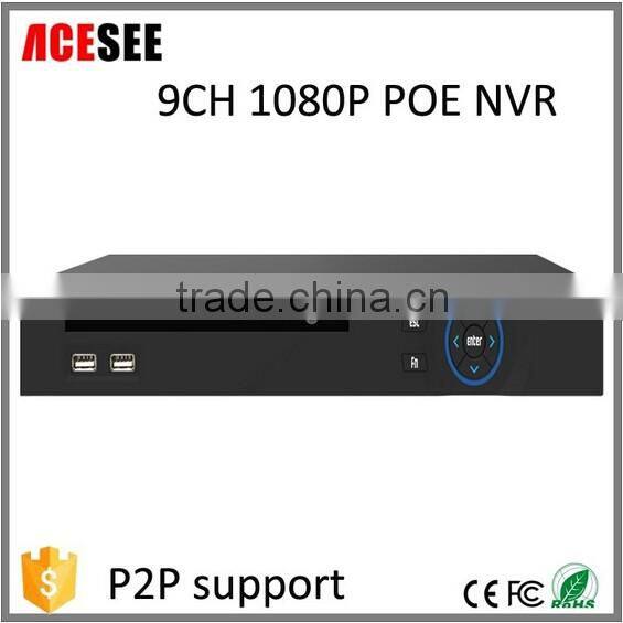 2016 ACESEE 8CH 720P AHD NVR/ Digital Video Recorder 9CH 1080P POE NVR Cloud CCTV NVR AS-N0860TP
