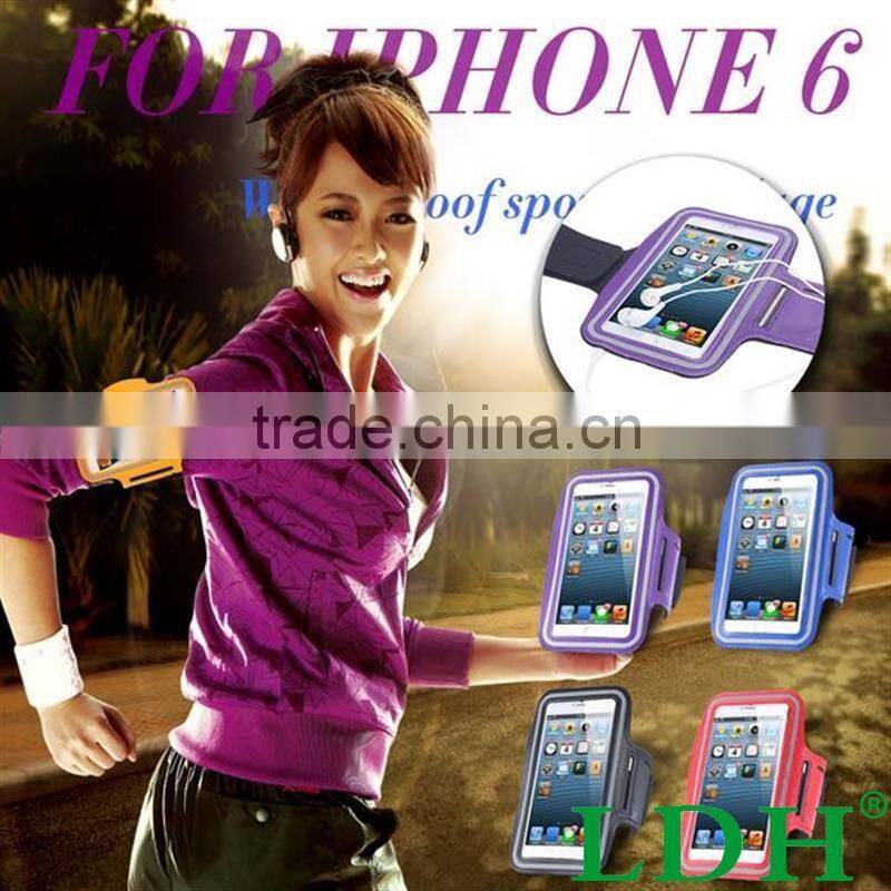 For apple iphone 6 6s sports armband phone case gift waterproof bags with arm strip